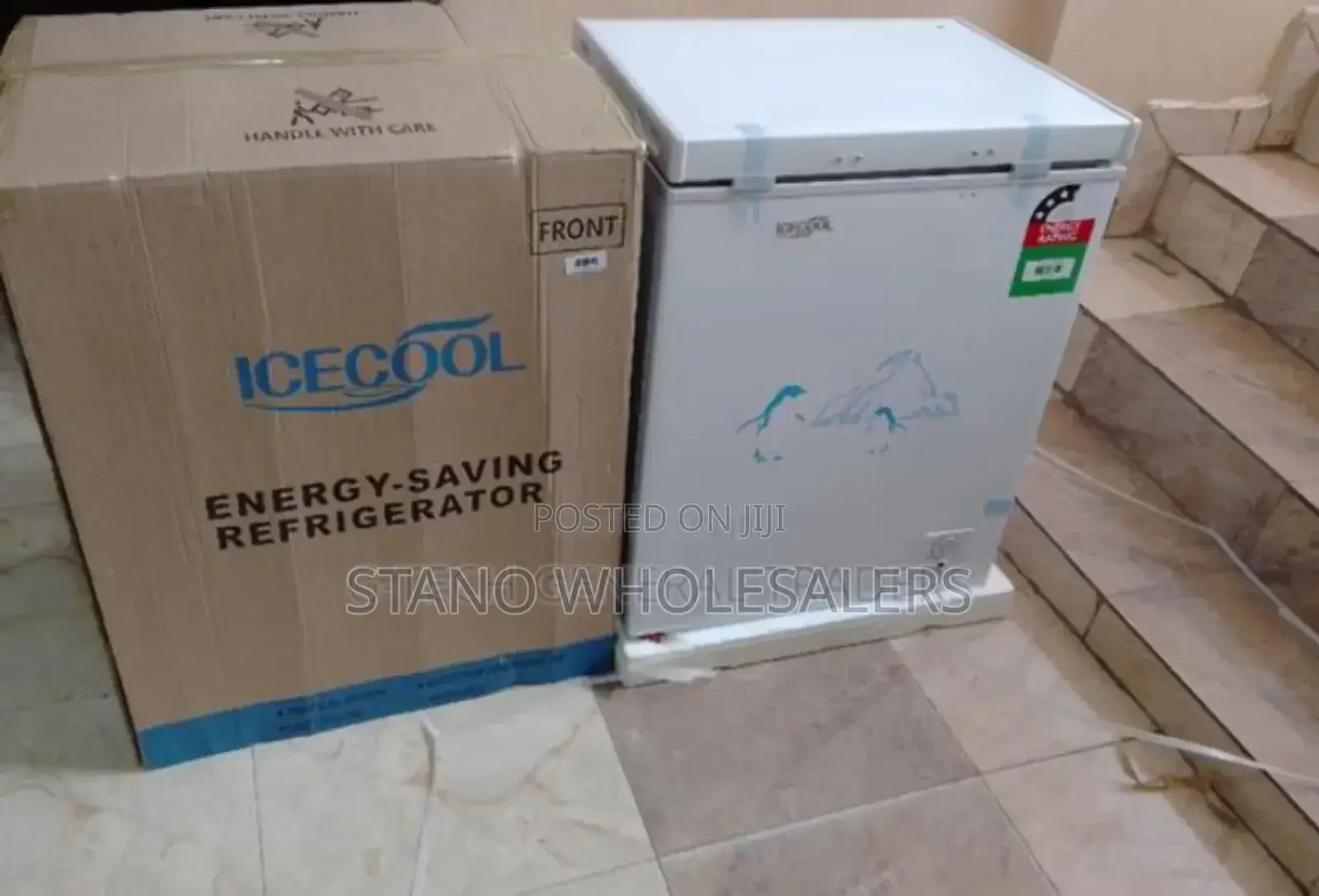 Colour Silver New Icecool 119l Freezer. Deep Freezer