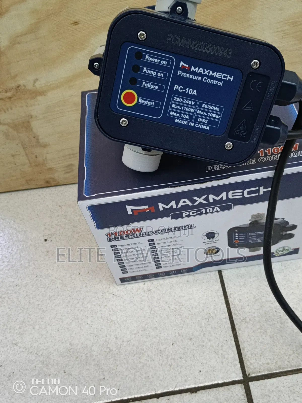 1100w Automatic Maxmech Pressure Control