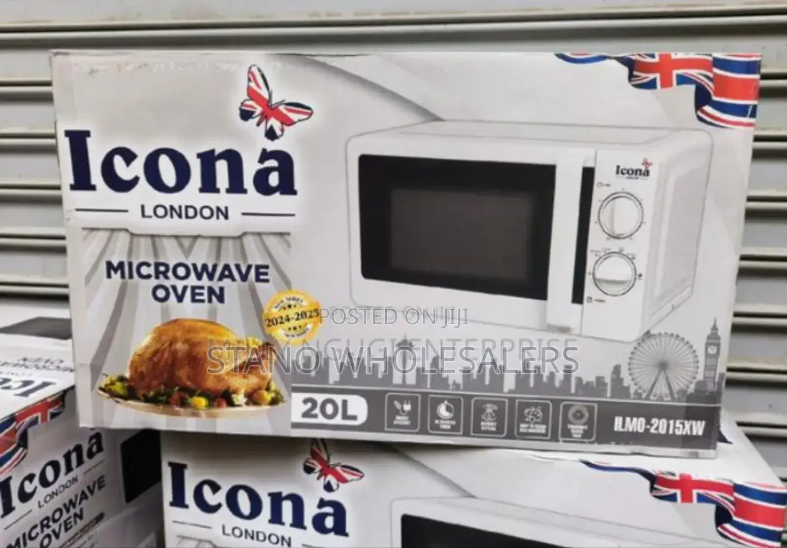 With 2year Warranty. Brand New Original Icona 20l Analogue Microwave