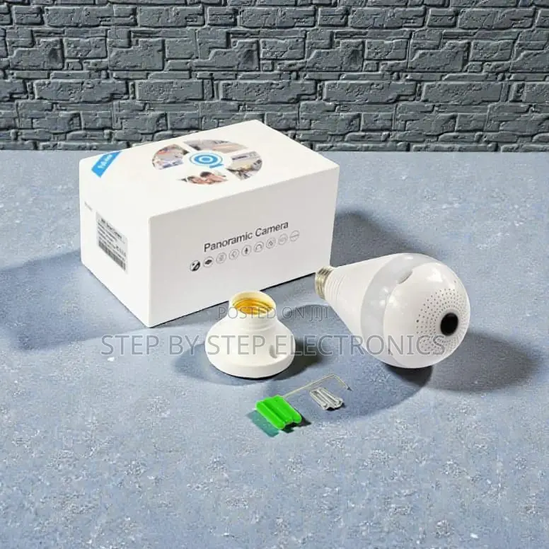 Indoor/Outdoor 1080p Wifi Bulb Camera With Ip66 Waterproof