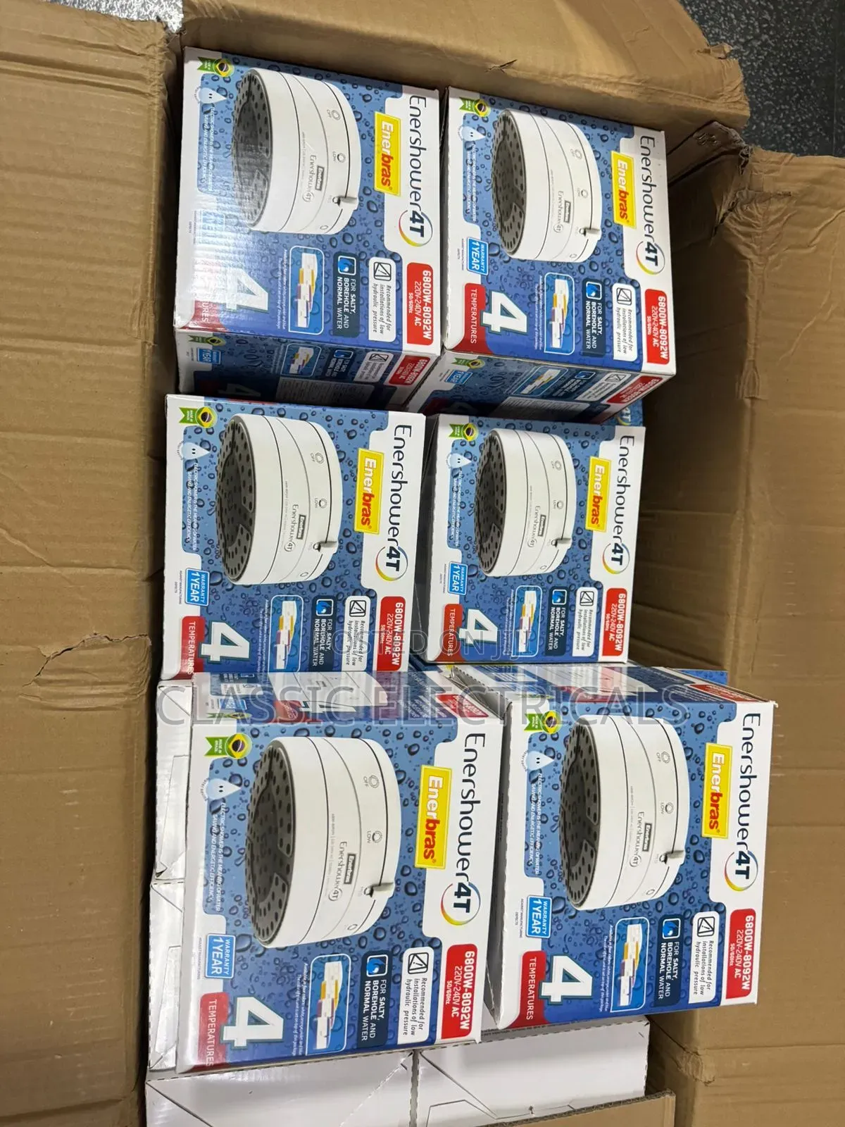 Enershower 4t 6800w Shower Head