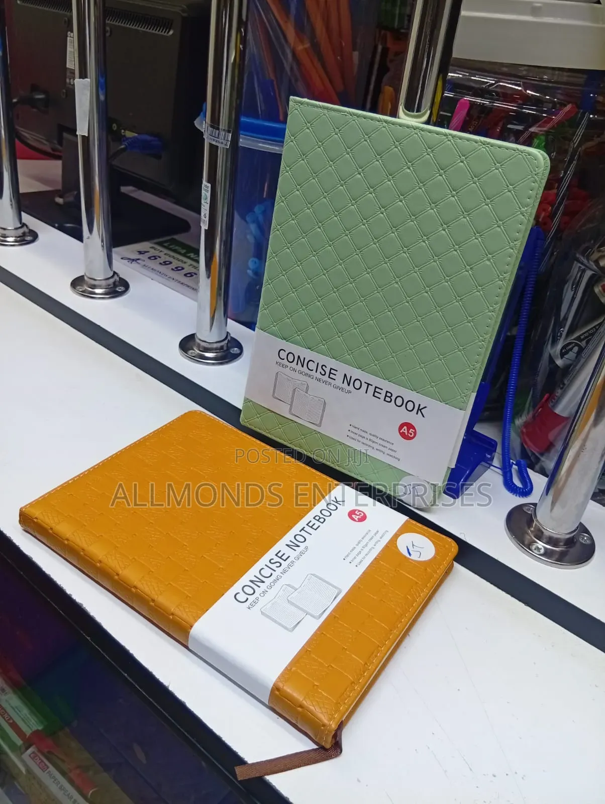 A5 Concise Notebook With Soft Leather Cover