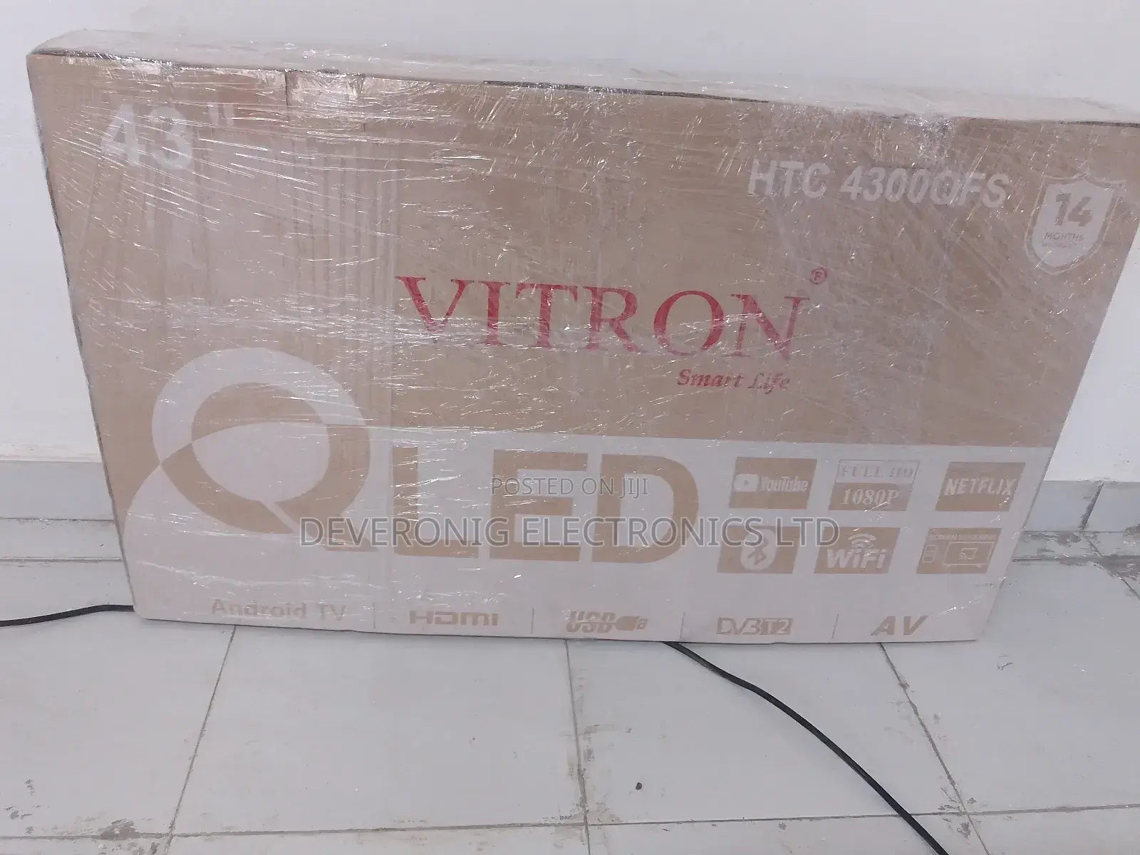 Vitron 43 Inches Qled at 17500