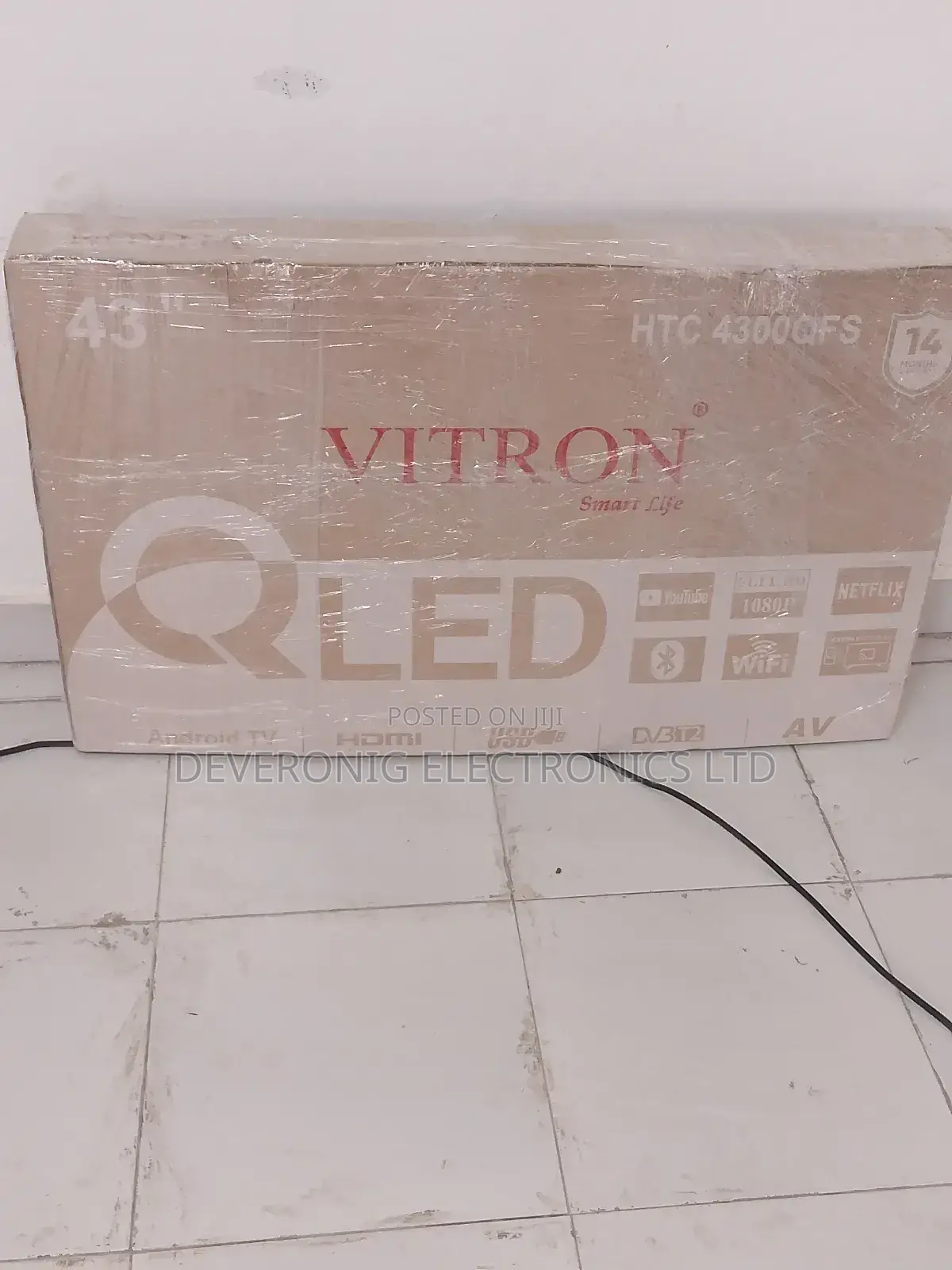 Vitron 43 Inches Qled at 17500