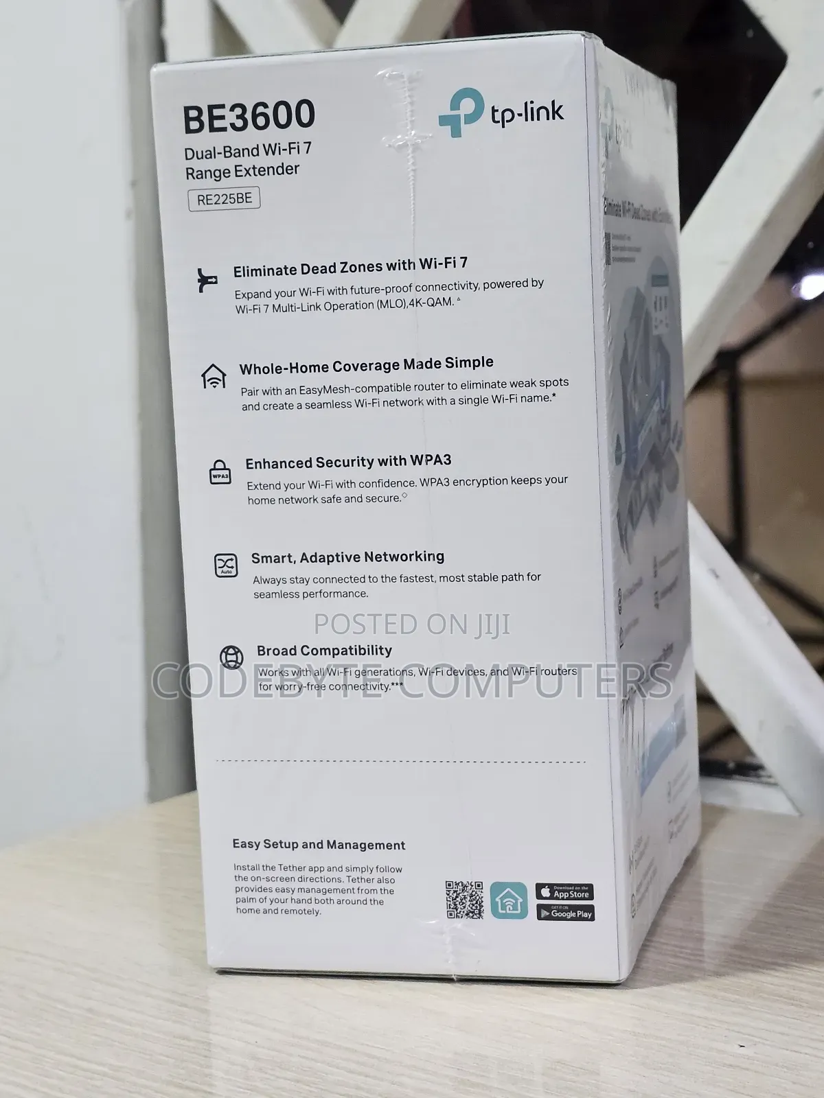 Tp-lin Re225be Be3600 Dual-band Wi-fi 7 Range Extender