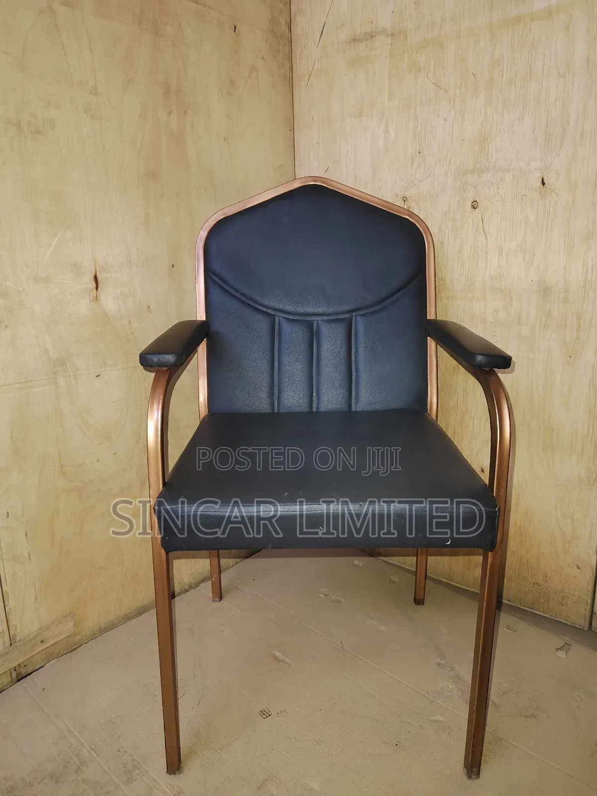 Executive PVC Metal-Frame Armchair