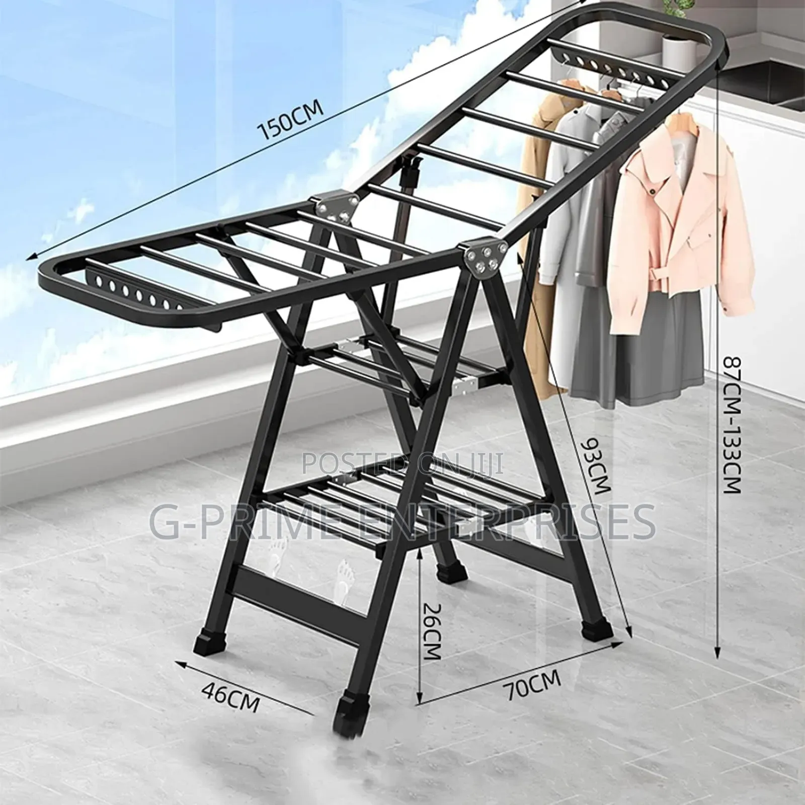 Foldable Clothes Drying Rack