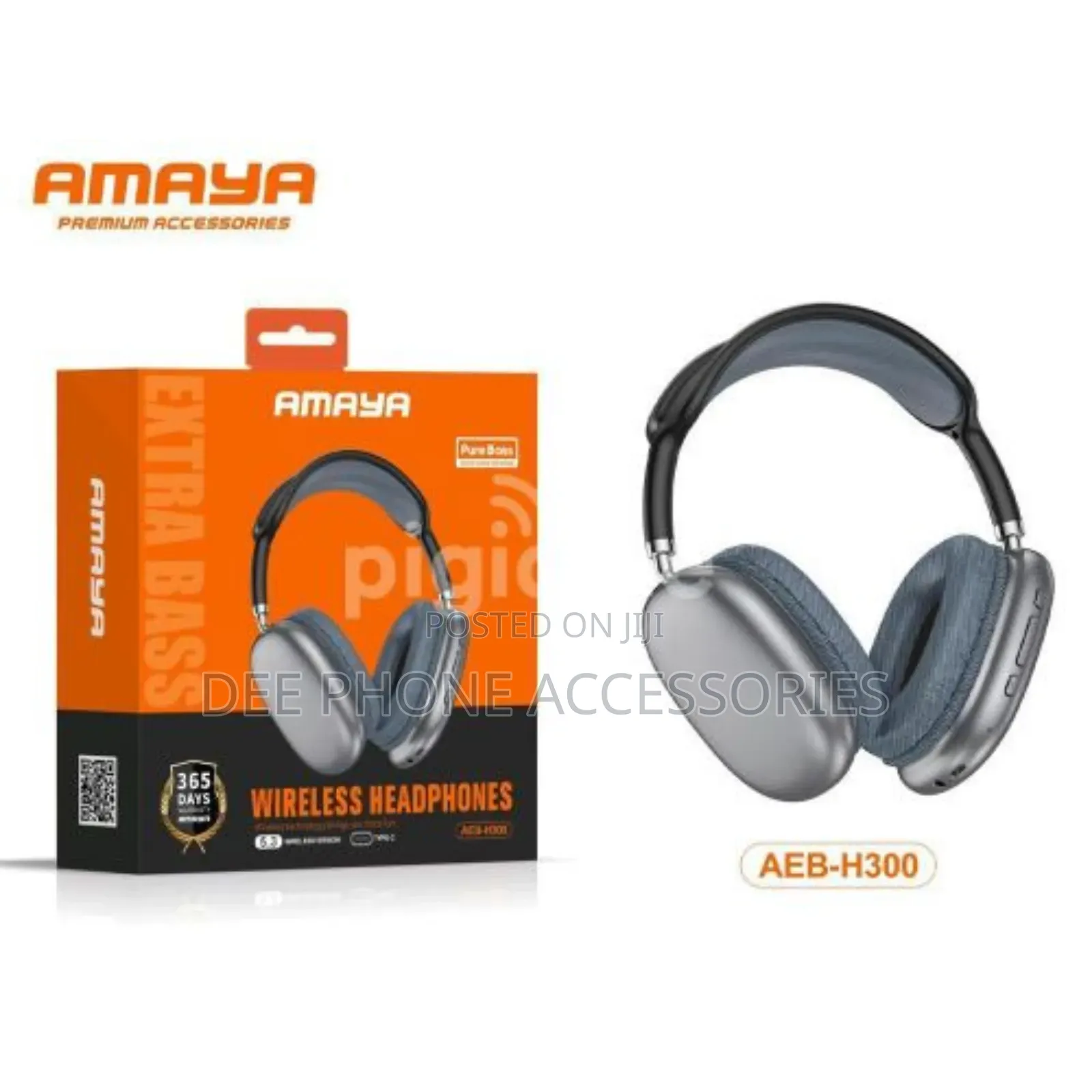 Amaya Aeb H300 Pure Bass Wireless Headphones