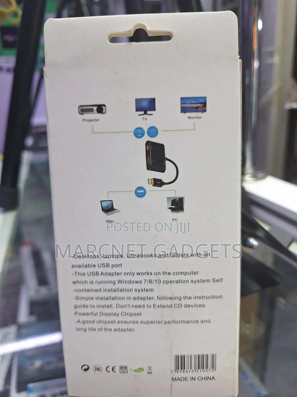 Usb to Vga+ Hdmi Converter Plug and Play