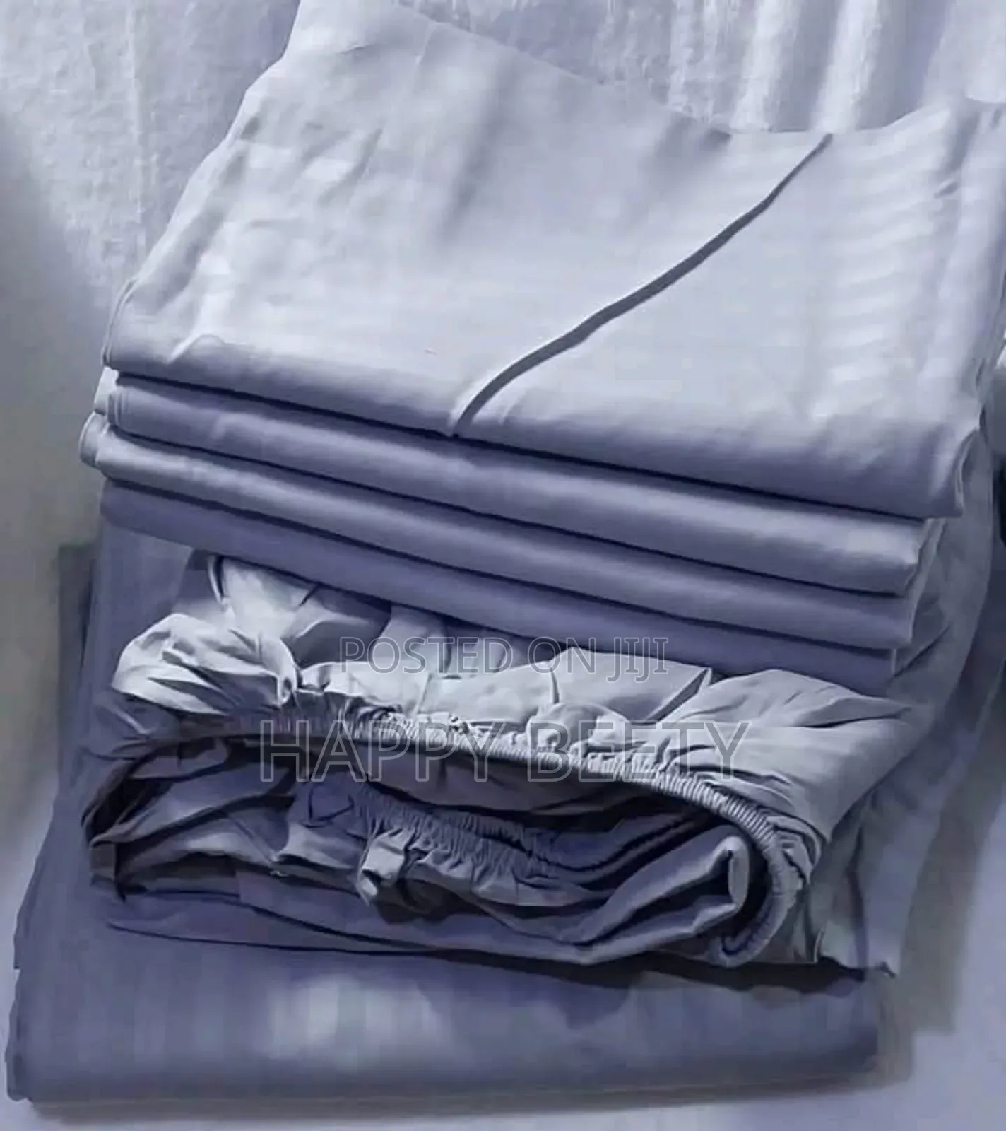 Pure Cotton Stripped Bedsheet Both Printed and Plain Colour