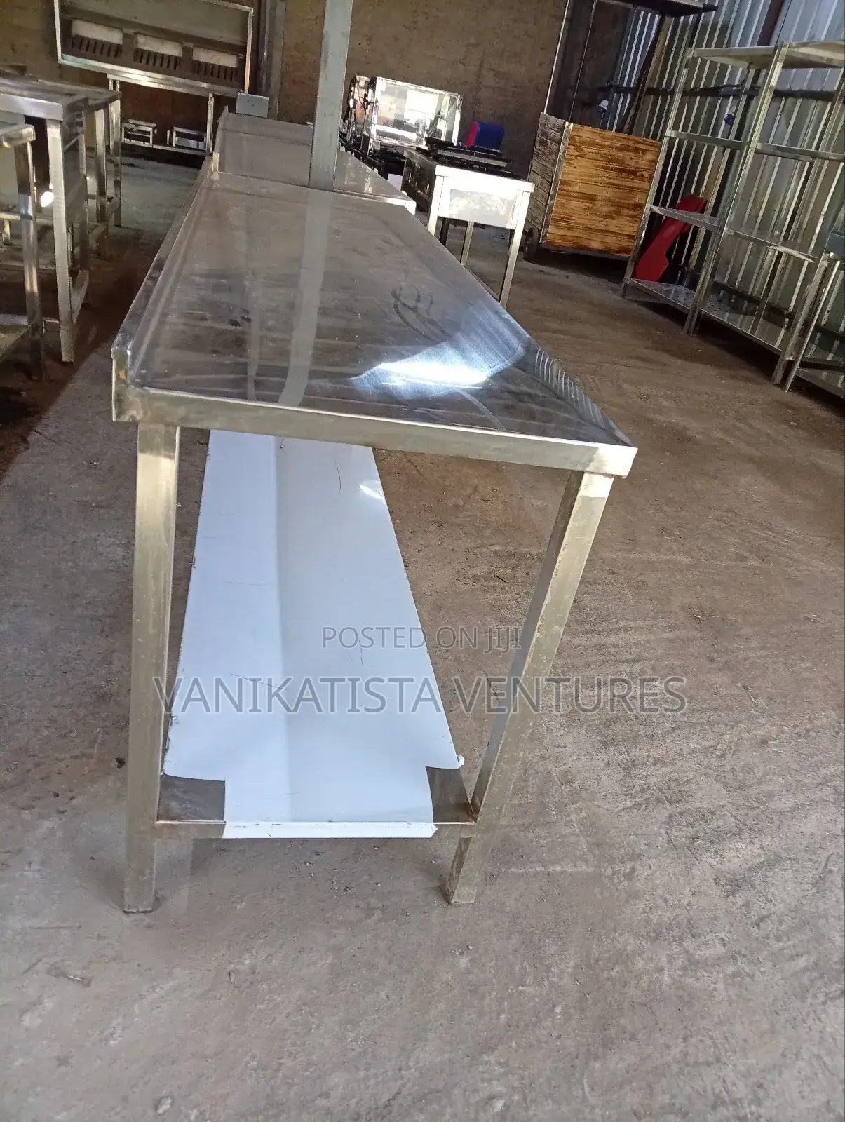 6 Feets Stainless Steel Table