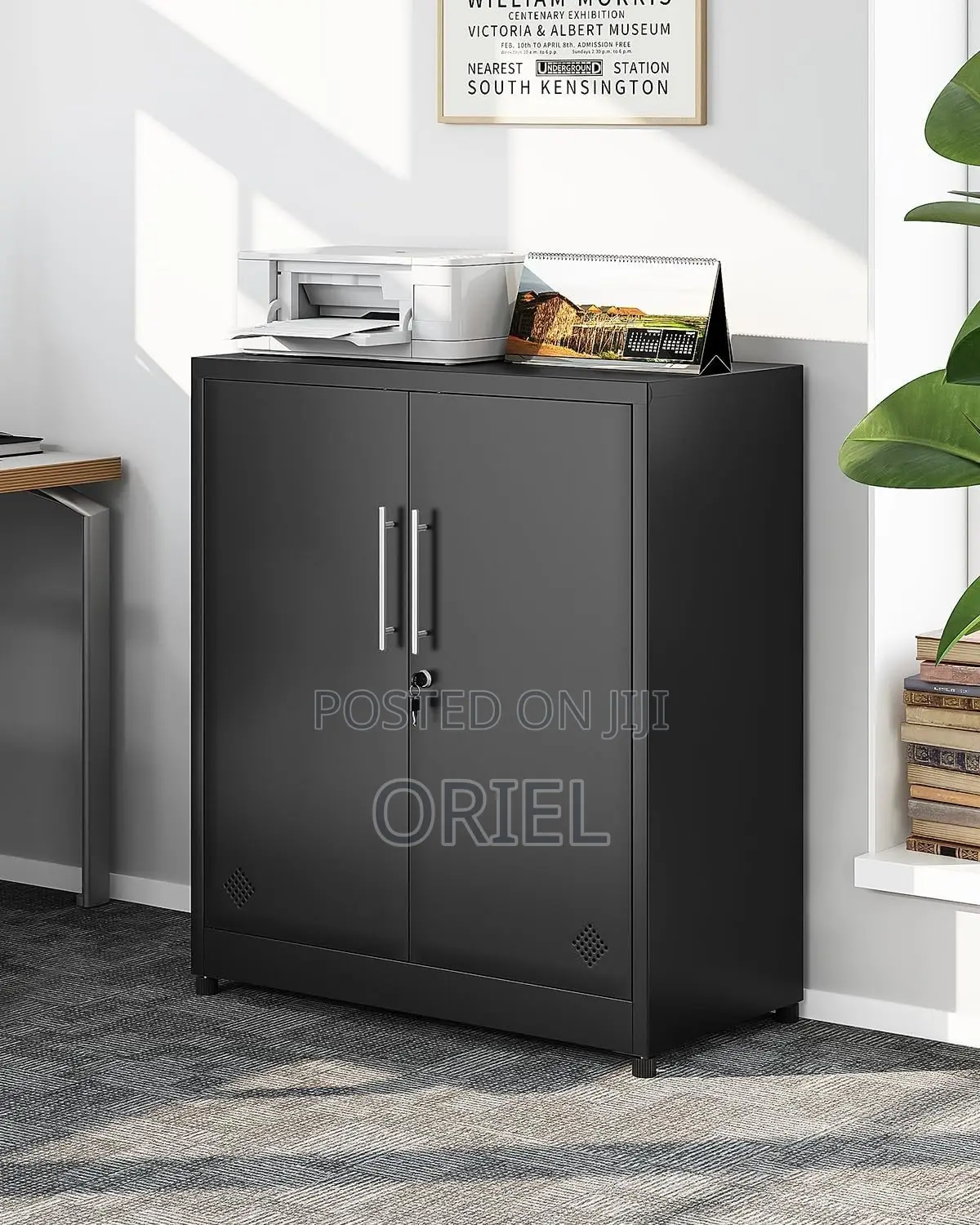 2-Door Wooden Office Cabinet