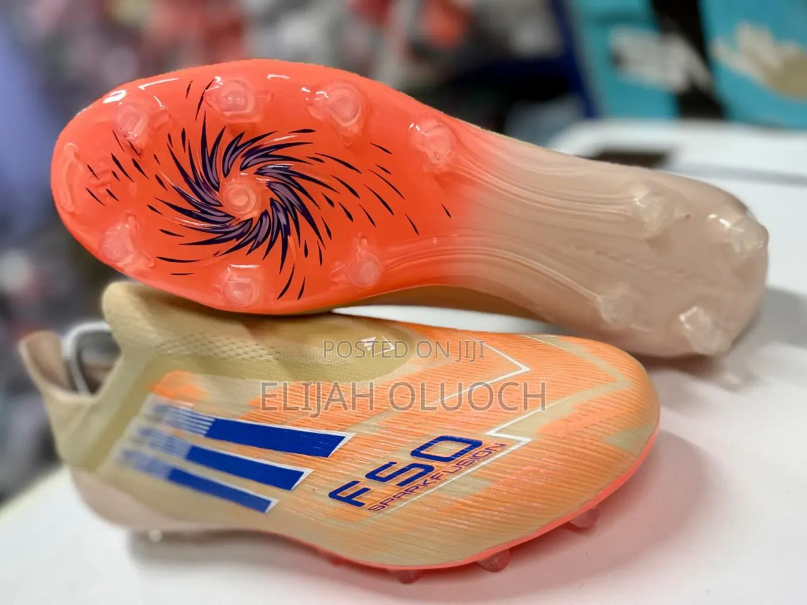 Adidas F-50 Elite Laceless Orange