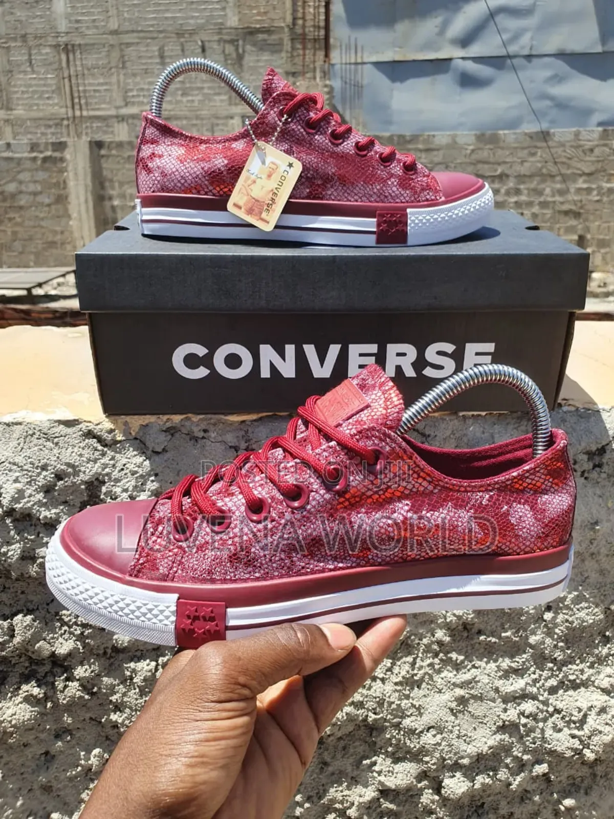 Leather Converse