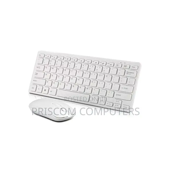 Gkm520 White Wireless Keyboard and Mouse Combo