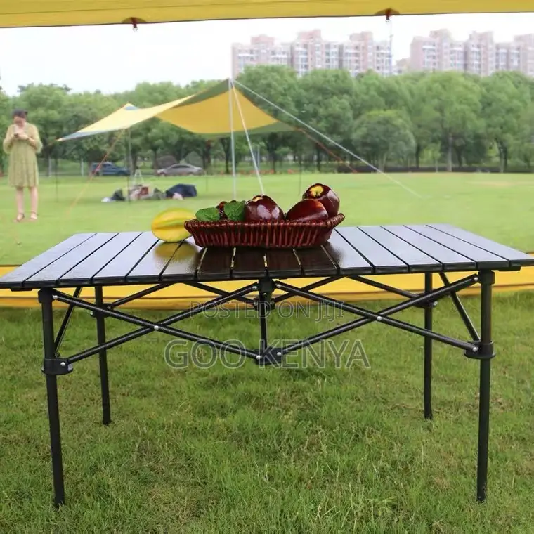 Home Table; Portable Camp Table For 4–6 People – Aluminum Build