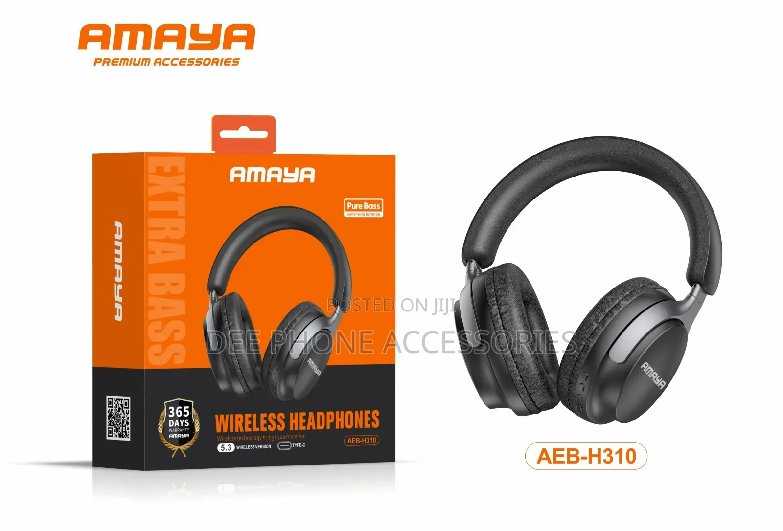 Amaya Aeb H310 Pure Bass Wirelesss Headphones