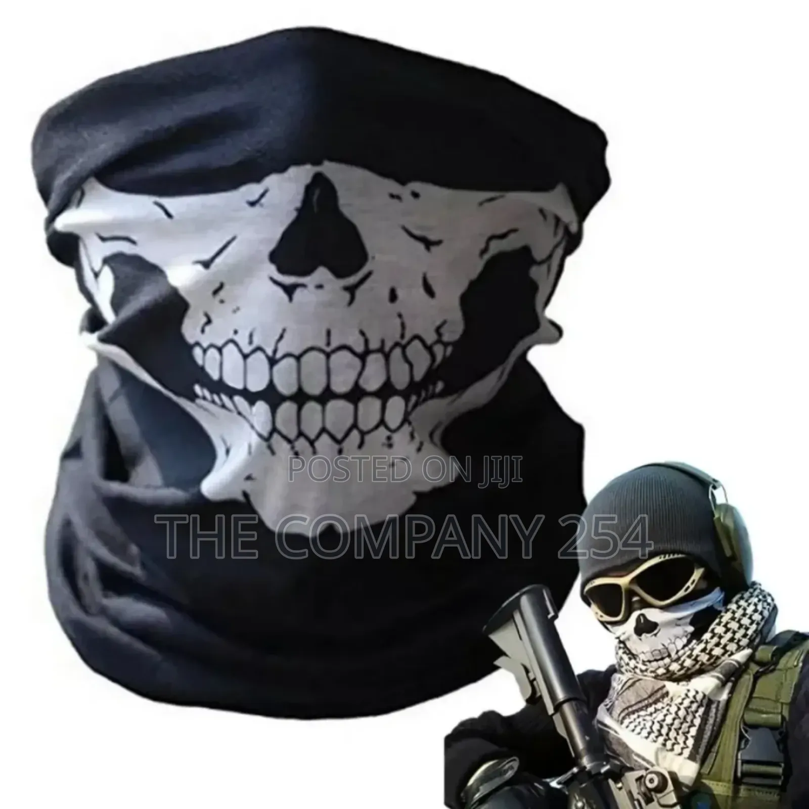 Skull Full Ski Mask 3d Balaclava Uv Protection Motorcycle Ski Scarf