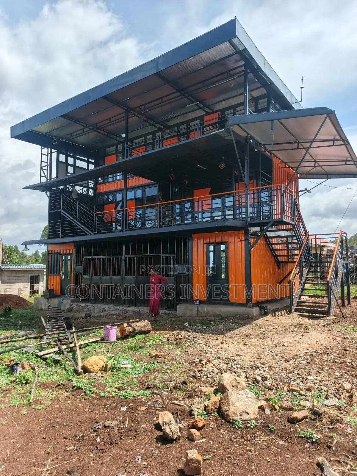 Container Bar Structure- Homabay Project.