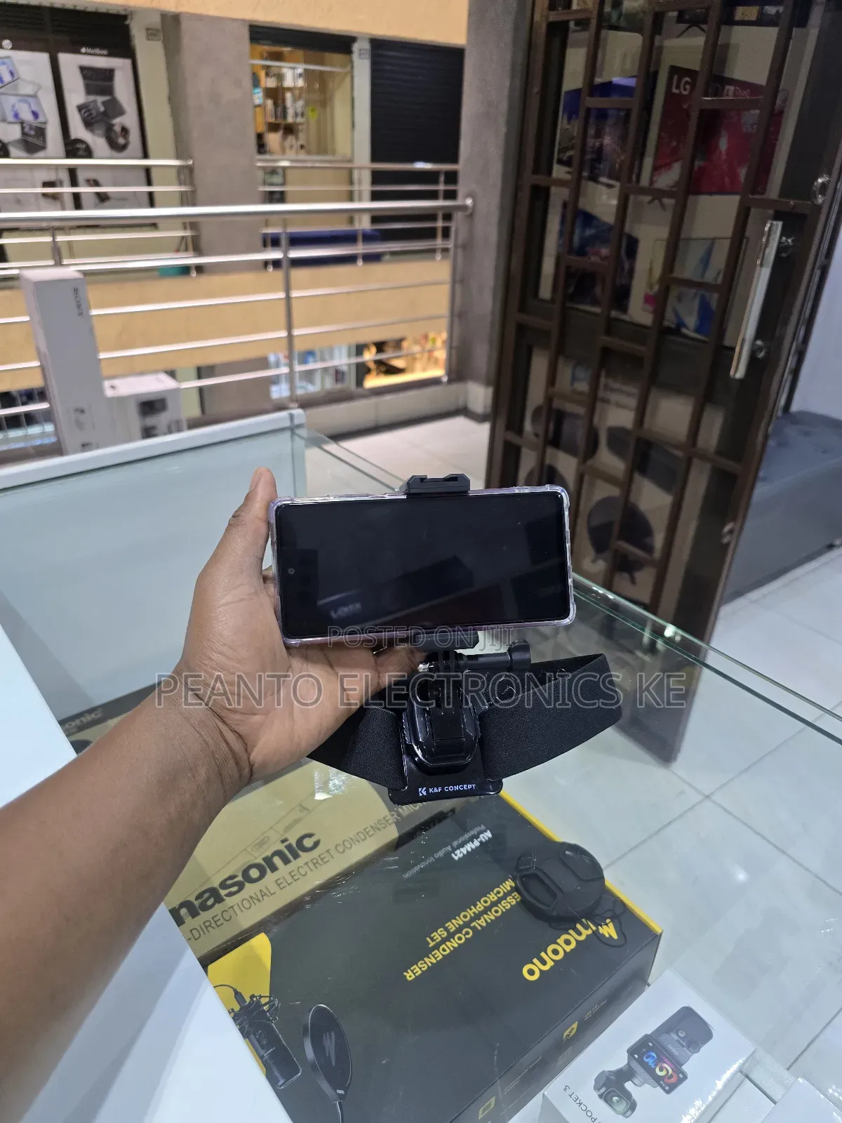 K F Concept Head Strap Chest Mount for Gopro,Phones and Dji Osmo