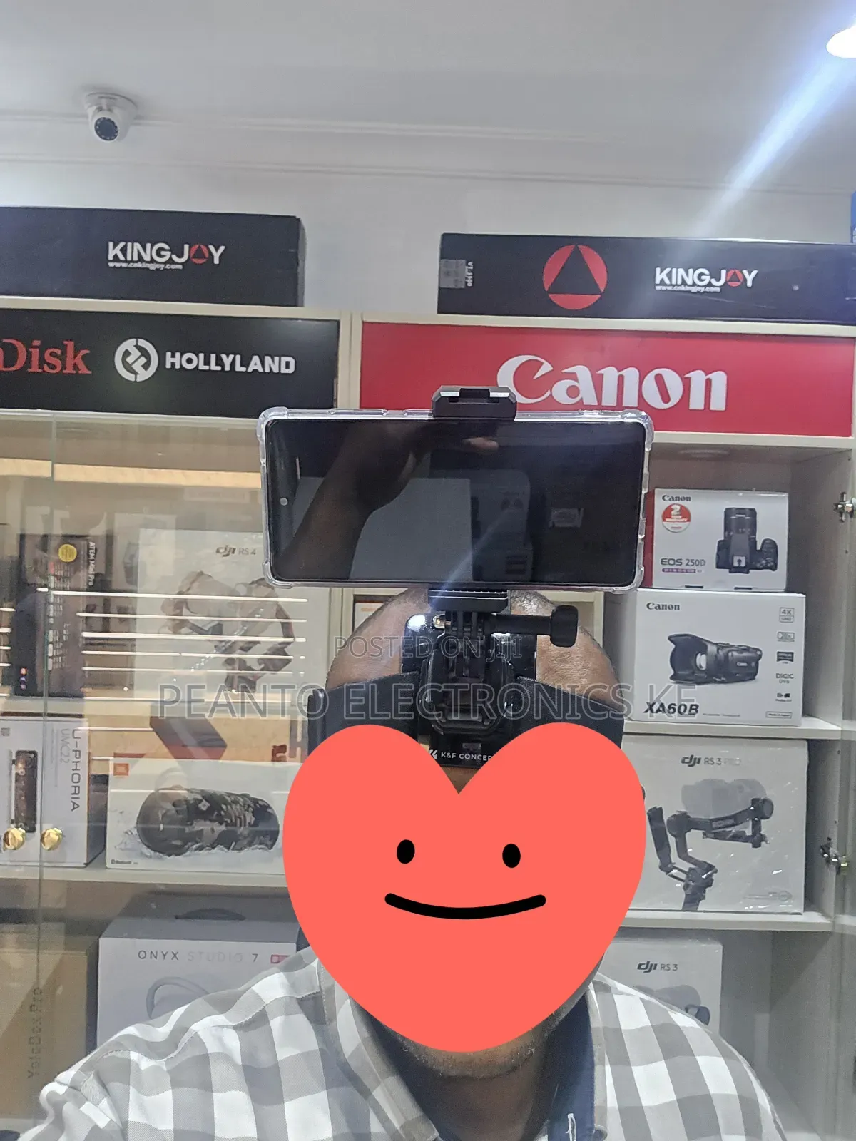 K F Concept Head Strap Chest Mount for Gopro,Phones and Dji Osmo