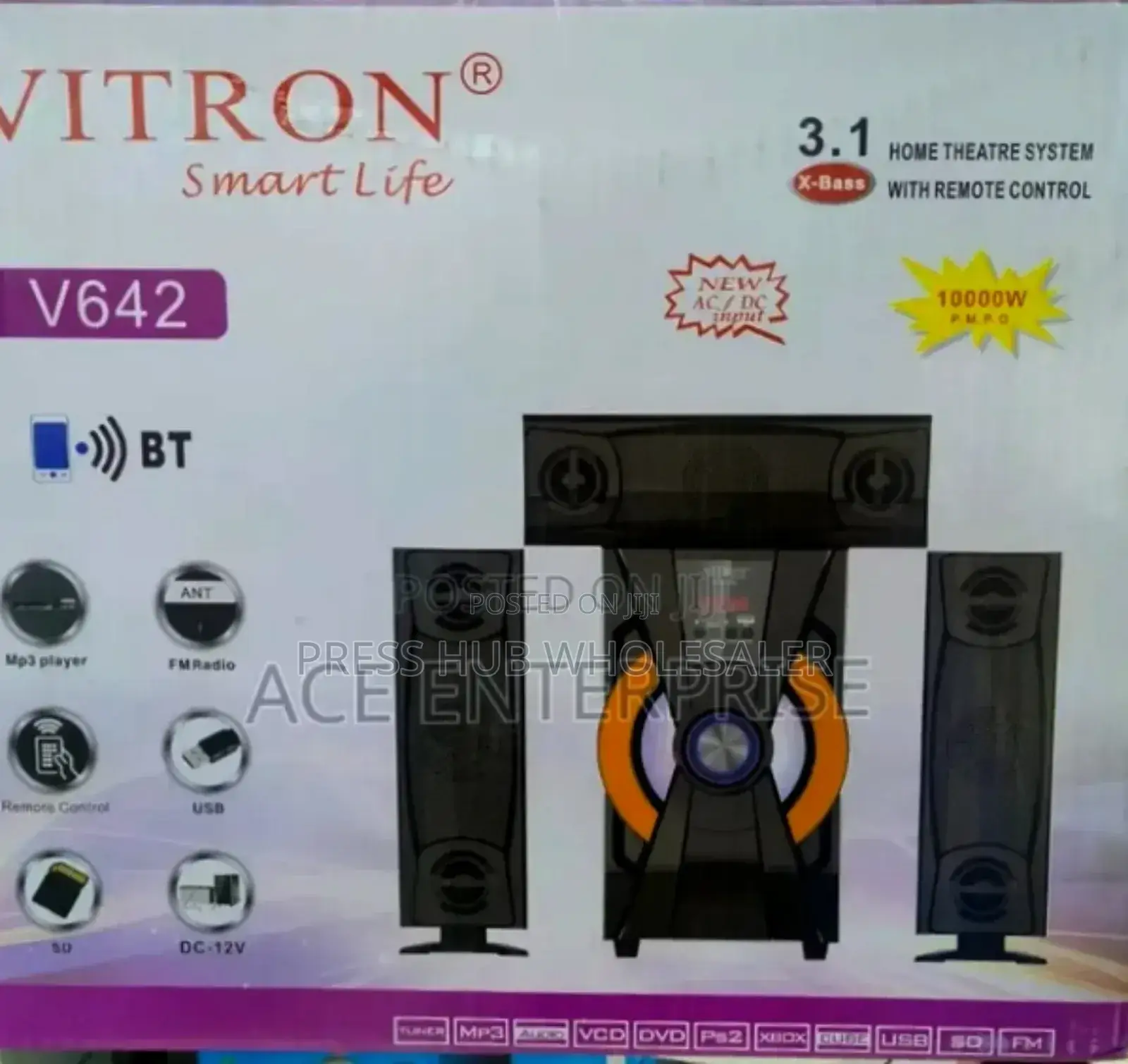 Vitron V642 3.1-Channel Multimedia Speaker Home Theatre