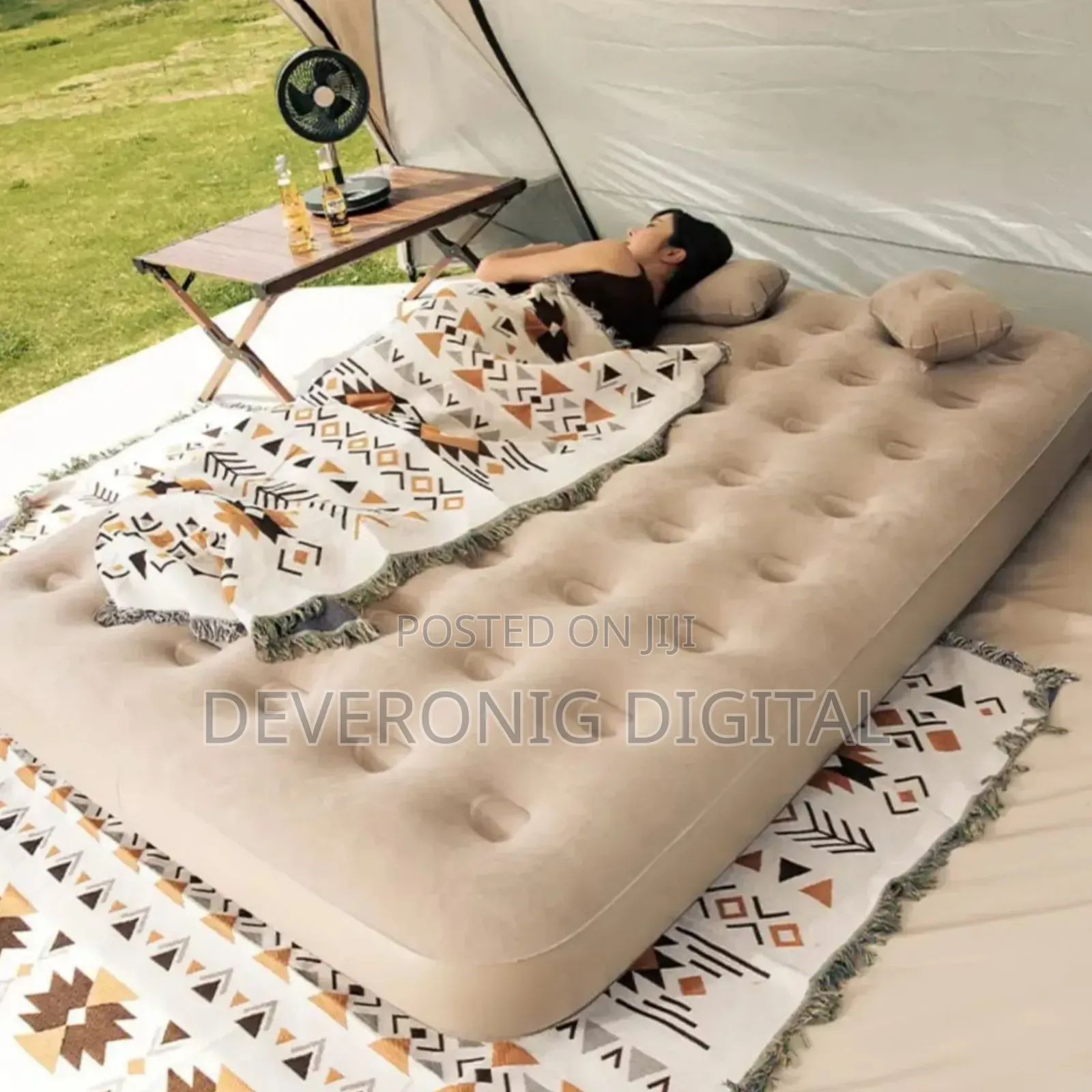 *Intex Inflatable Mattress Plus Free -electric Pump And 2 Pillows