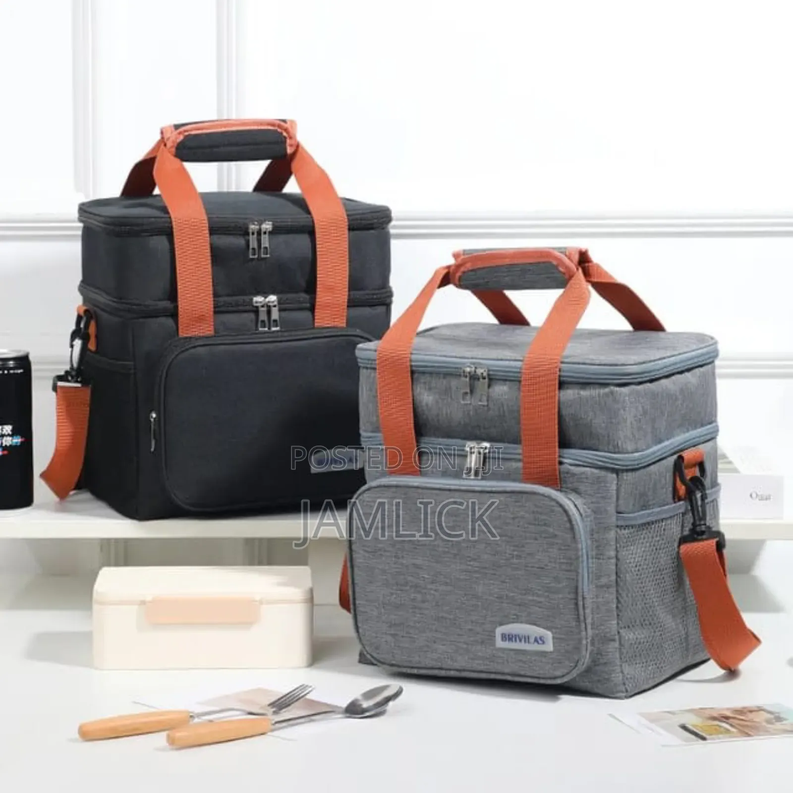 Brivilas 2-Layer Insulated Food Bag - Pm