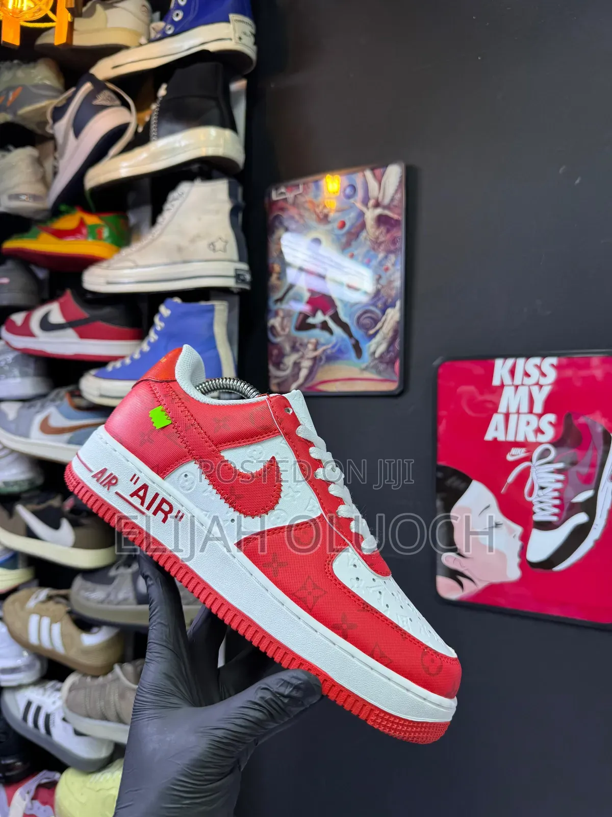 Louis Vuitton X Nike Airforce 1
Red White Sneakers