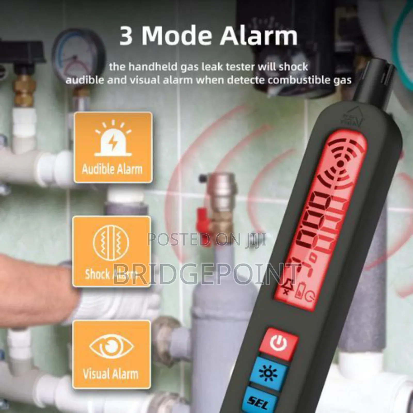 Combustible Gas Detector, Natural Gas LPG Leak Alarm