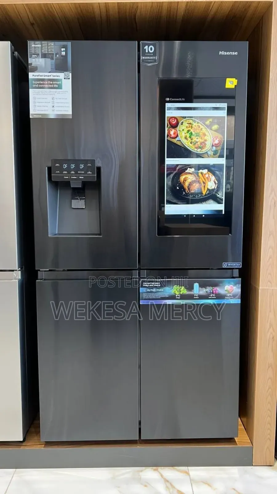 Hisense Fridge 579l Door Water Dispenser Smart Series Ref560dr