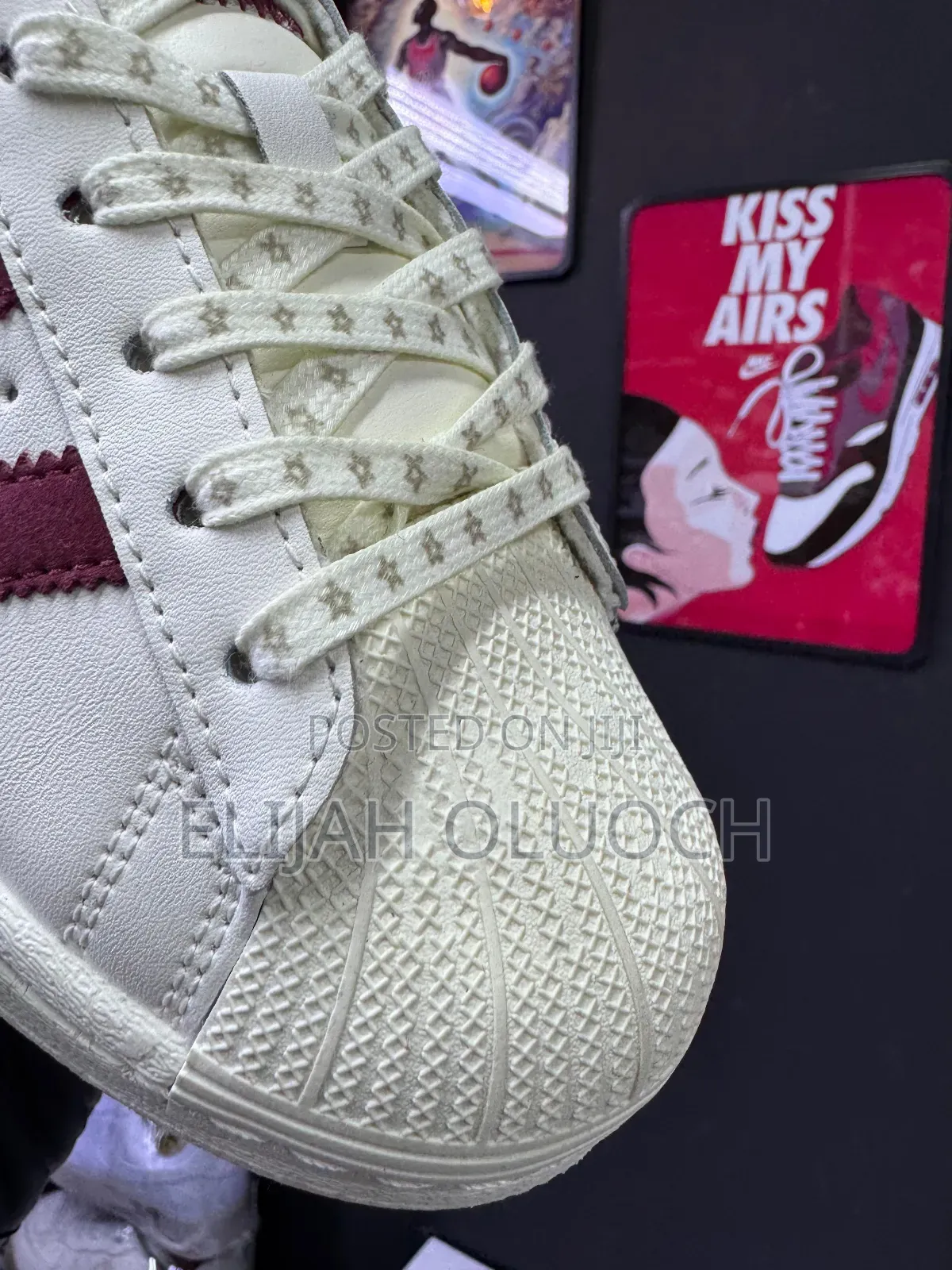 Adidas Originals Suprstar “Red/Burgundy Stripes”