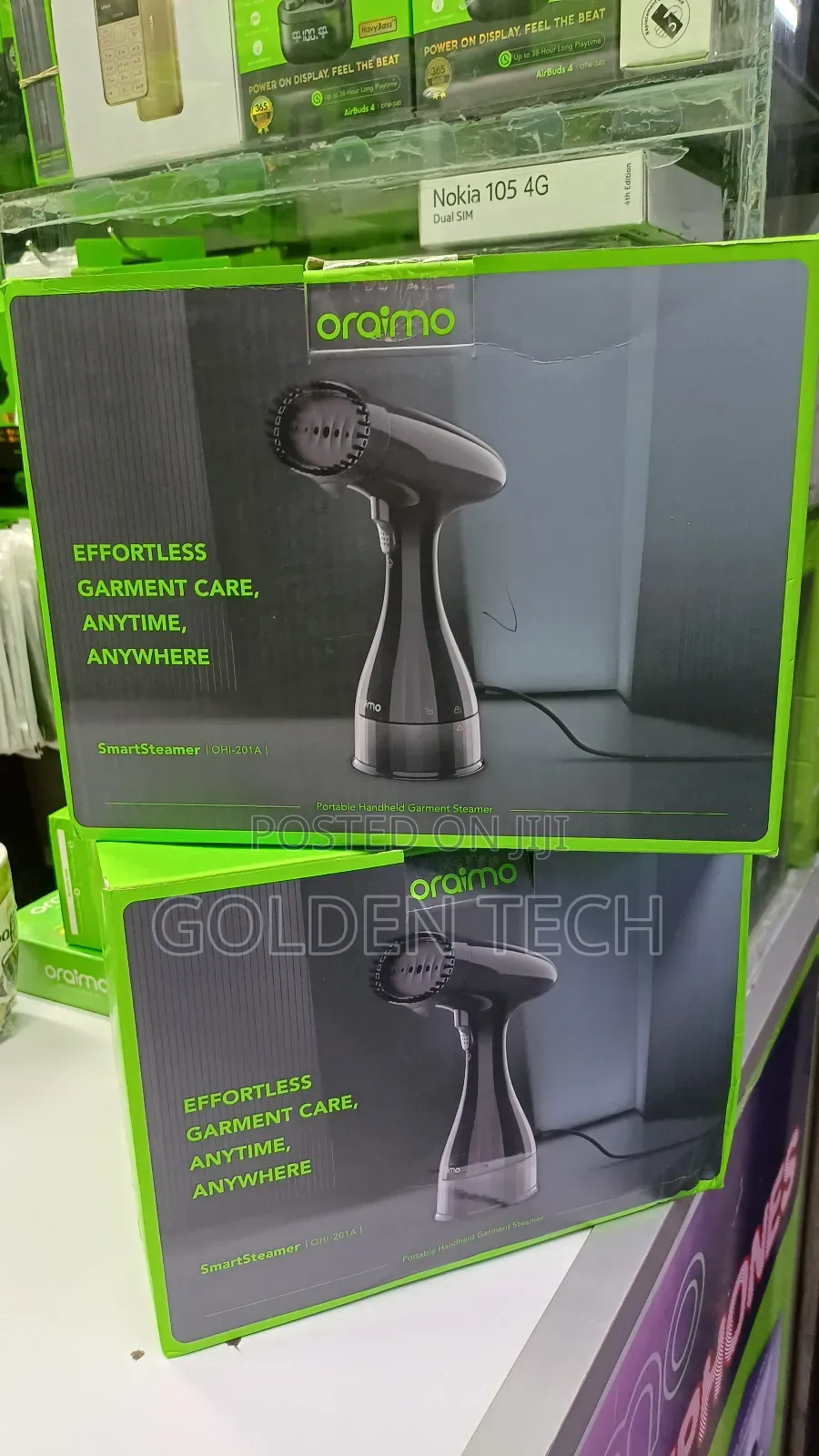 Oraimo Smart Steamer 1500w Fast-Heat Handheld Clothes Steamer