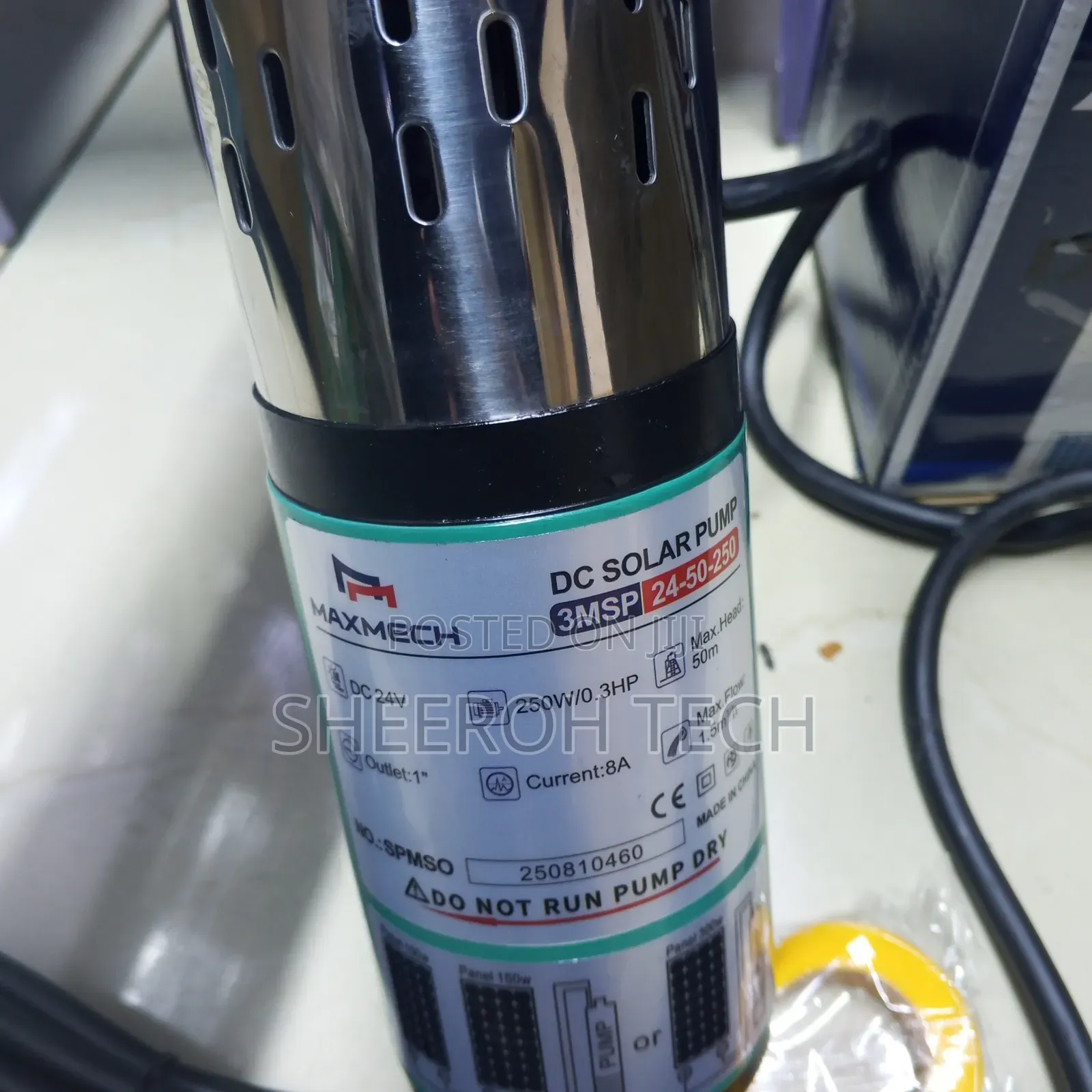 24v Dc Solar Submersible Water Pump 250watts