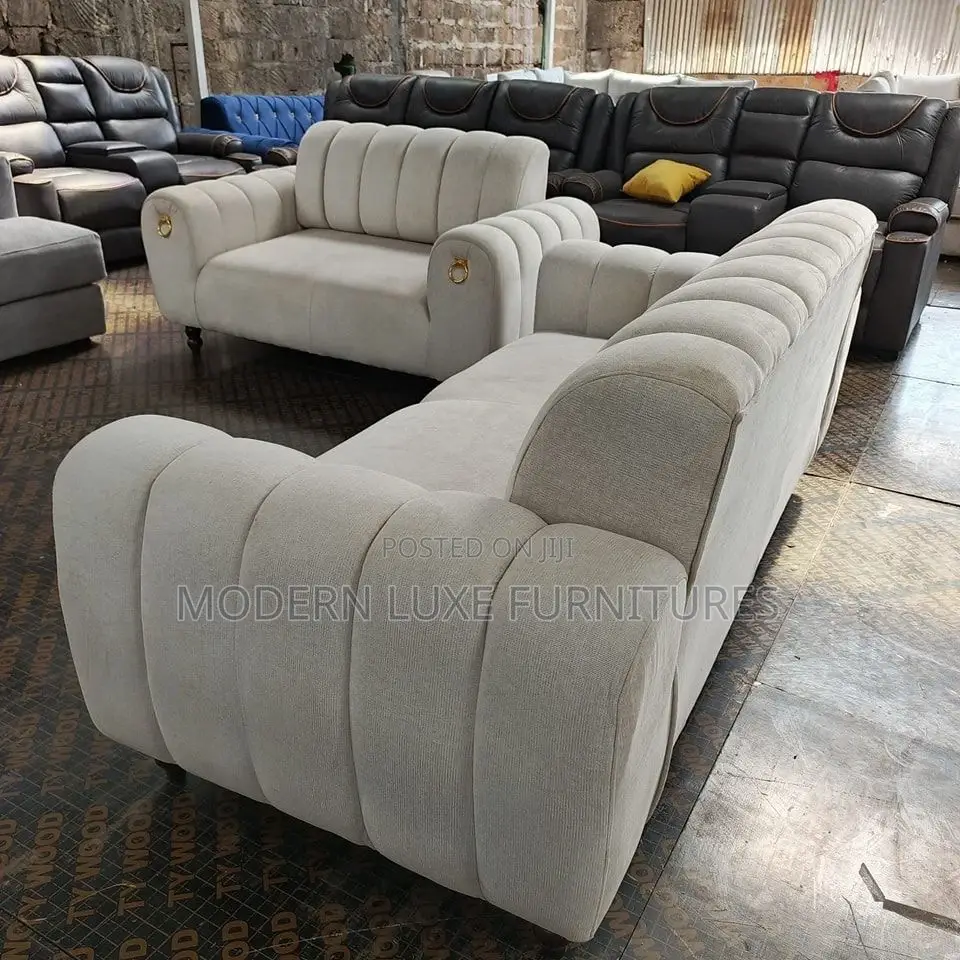 Stylish Back Permanent 5 Seater Sofa/ 5 Seater Sofa