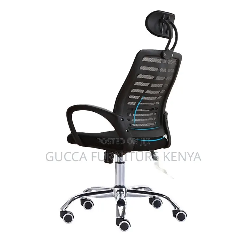 Swivel Height Adjustable Headrest Chair