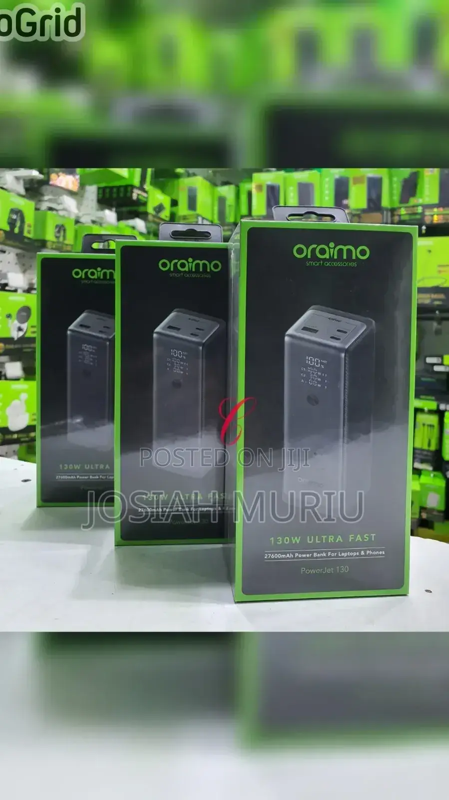 Oraimo *Powerjet* 130 Opb-727sq *130w Laptop* Phone Power Bank