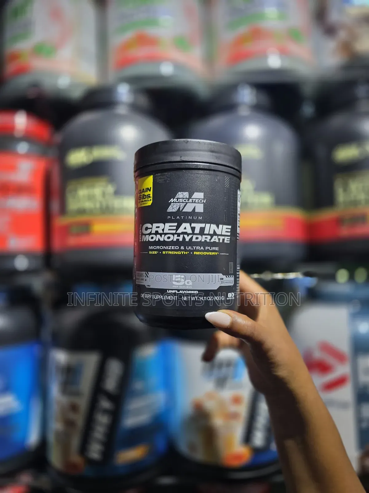 Muscle Tech Platinum Creatine Monohydrate 400g 80 Servings