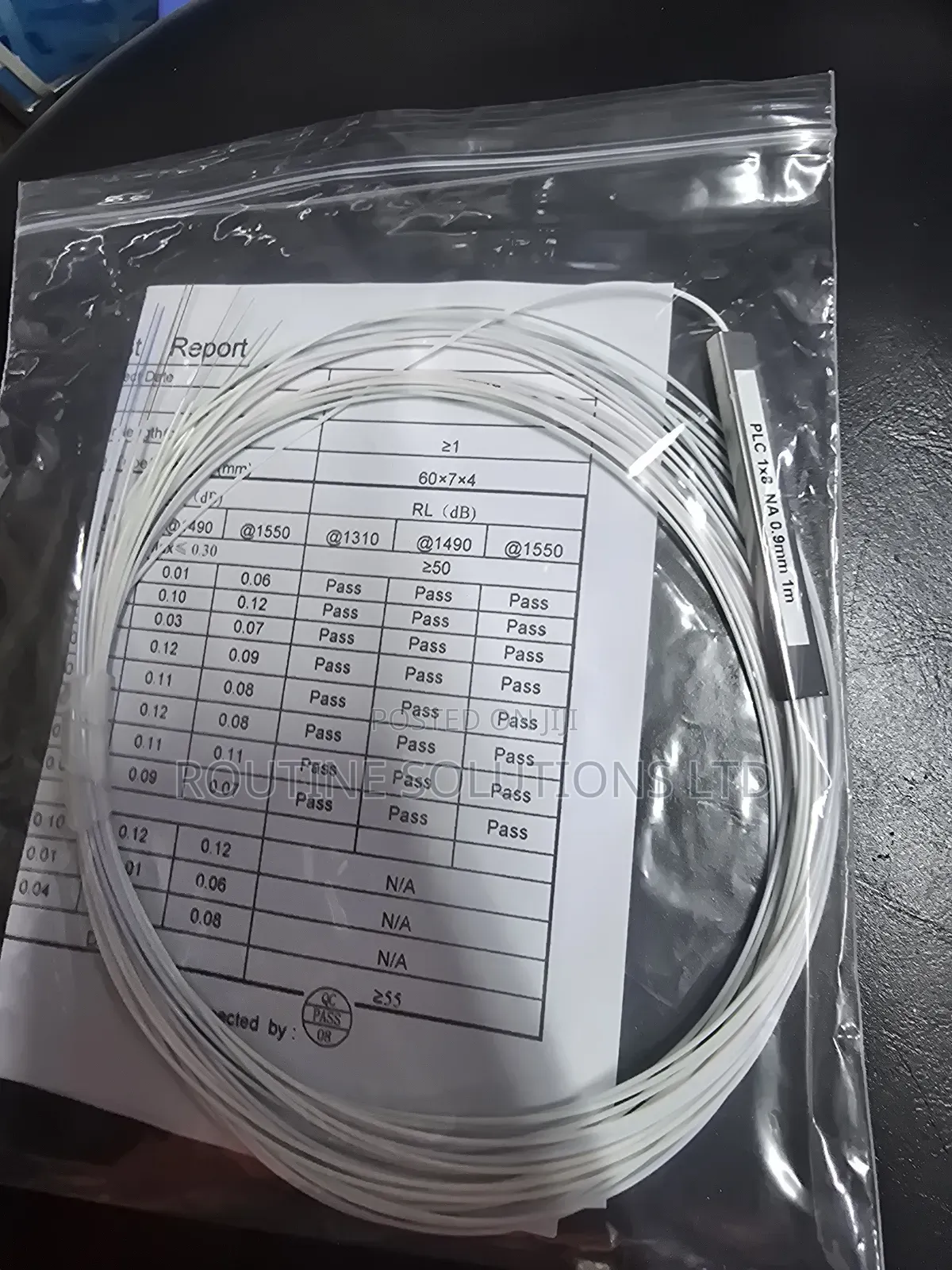 1x8 Fiber Optic Splitter Bare