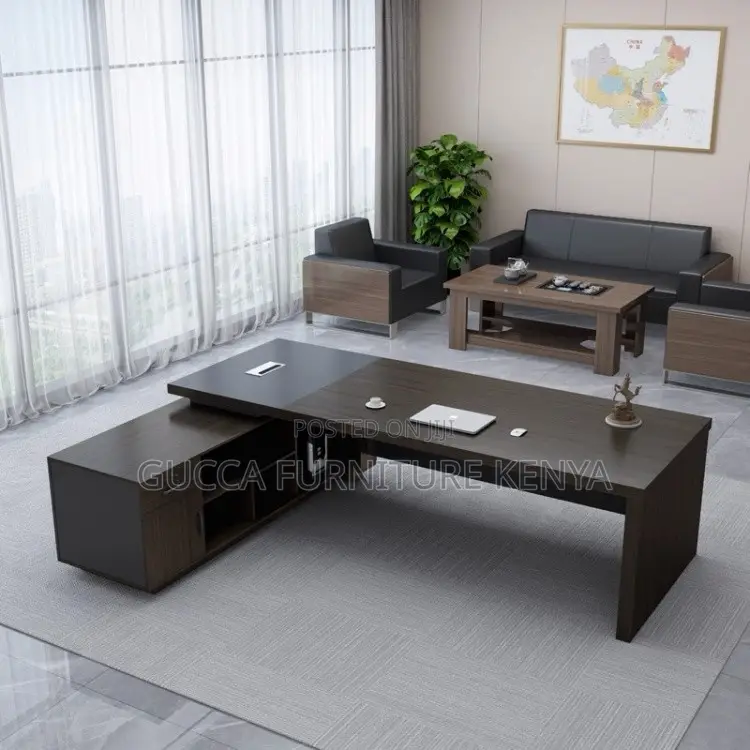 1.8m Executive Directors L-shaped Office Table