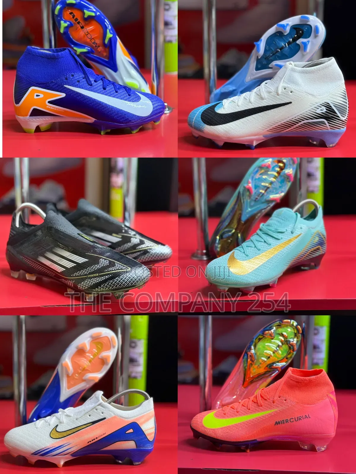 Quality Casual Leather Spike Soccer Unisex Football Shoes