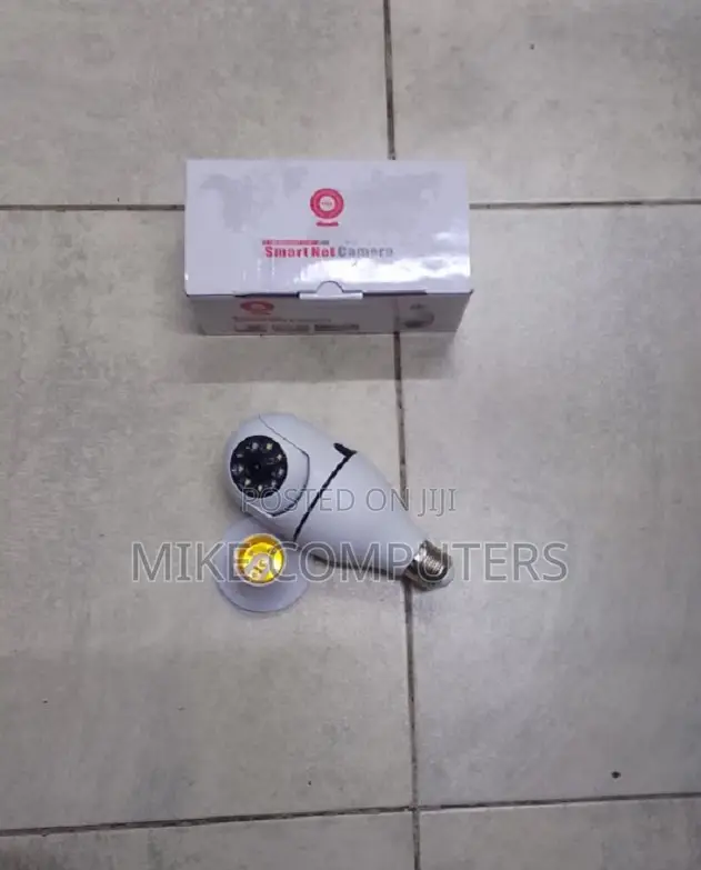 Bulb PTZ Camera Indoor Wireless CCTV With Motion Detection and Alarm