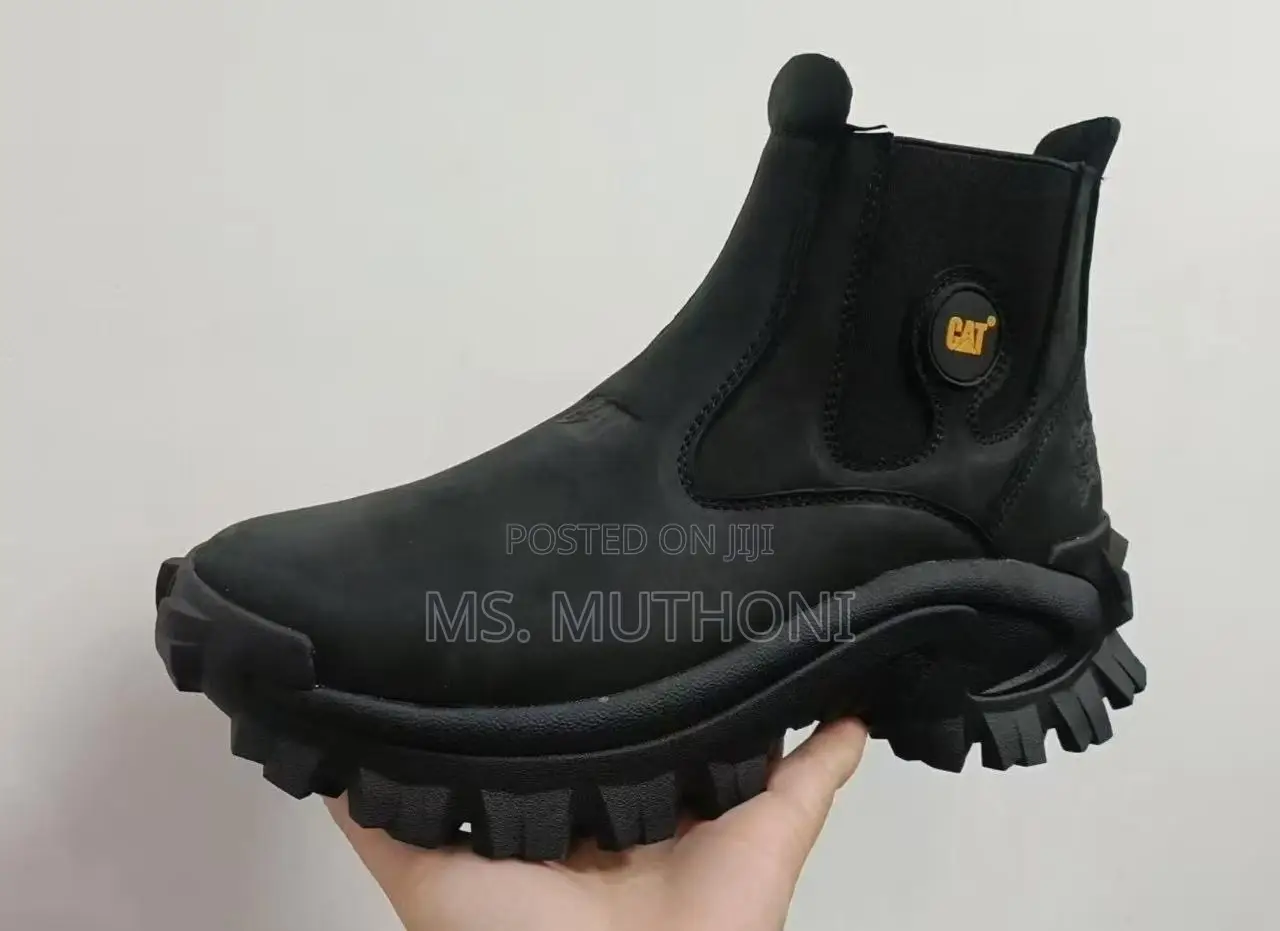 Caterpillar (Cat) Leather Laceless Ankle Boots. Size 39-45