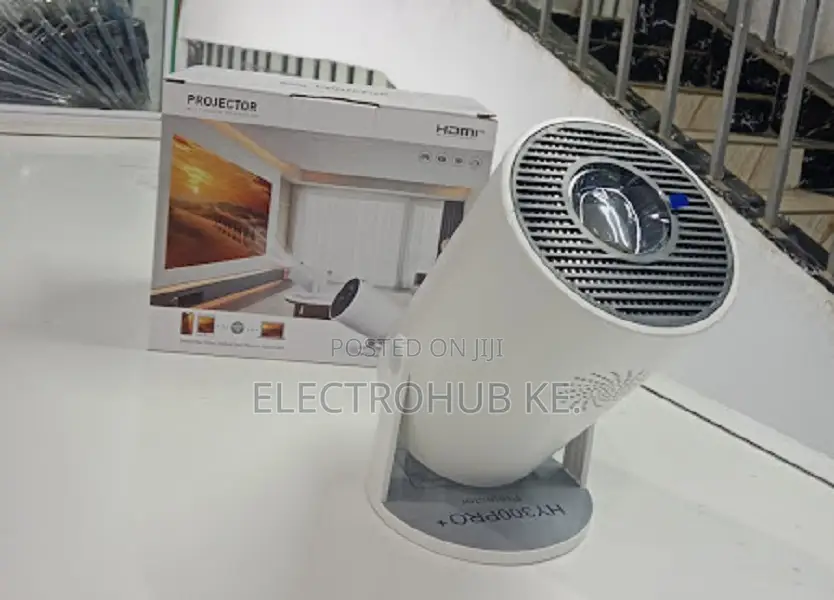 Hy300 Home Theater Mini Projector - Clear Hd Dispaly