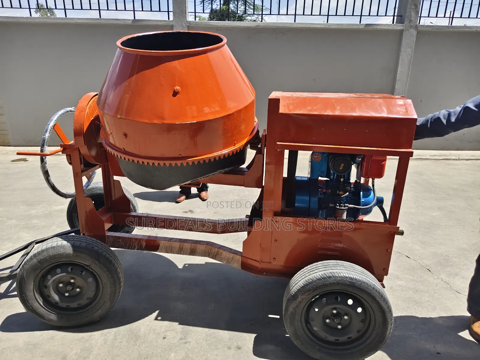 500 Ltrs Titan Diesel-powered Concrete Mixer.