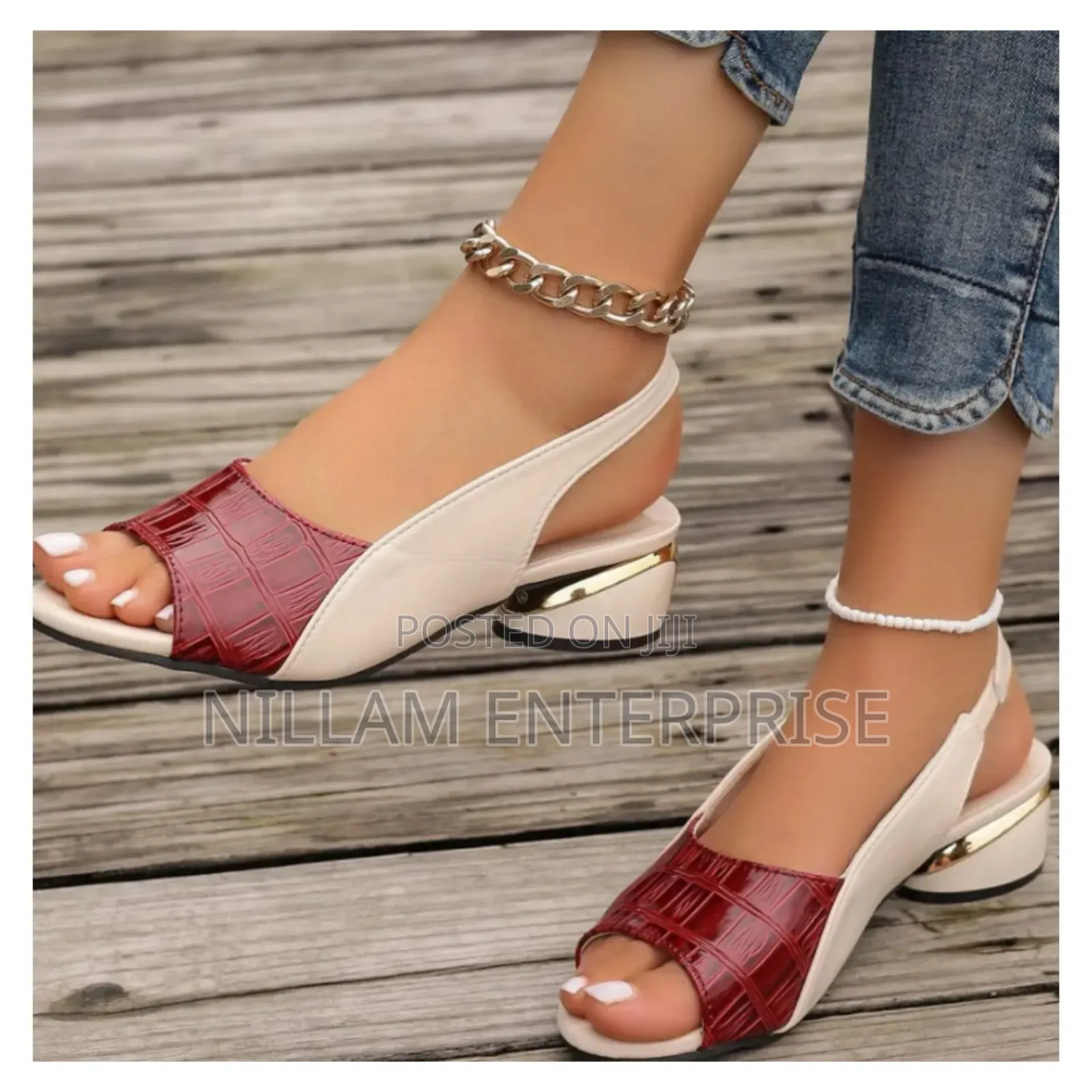 Ladies Elegant Open Shoes