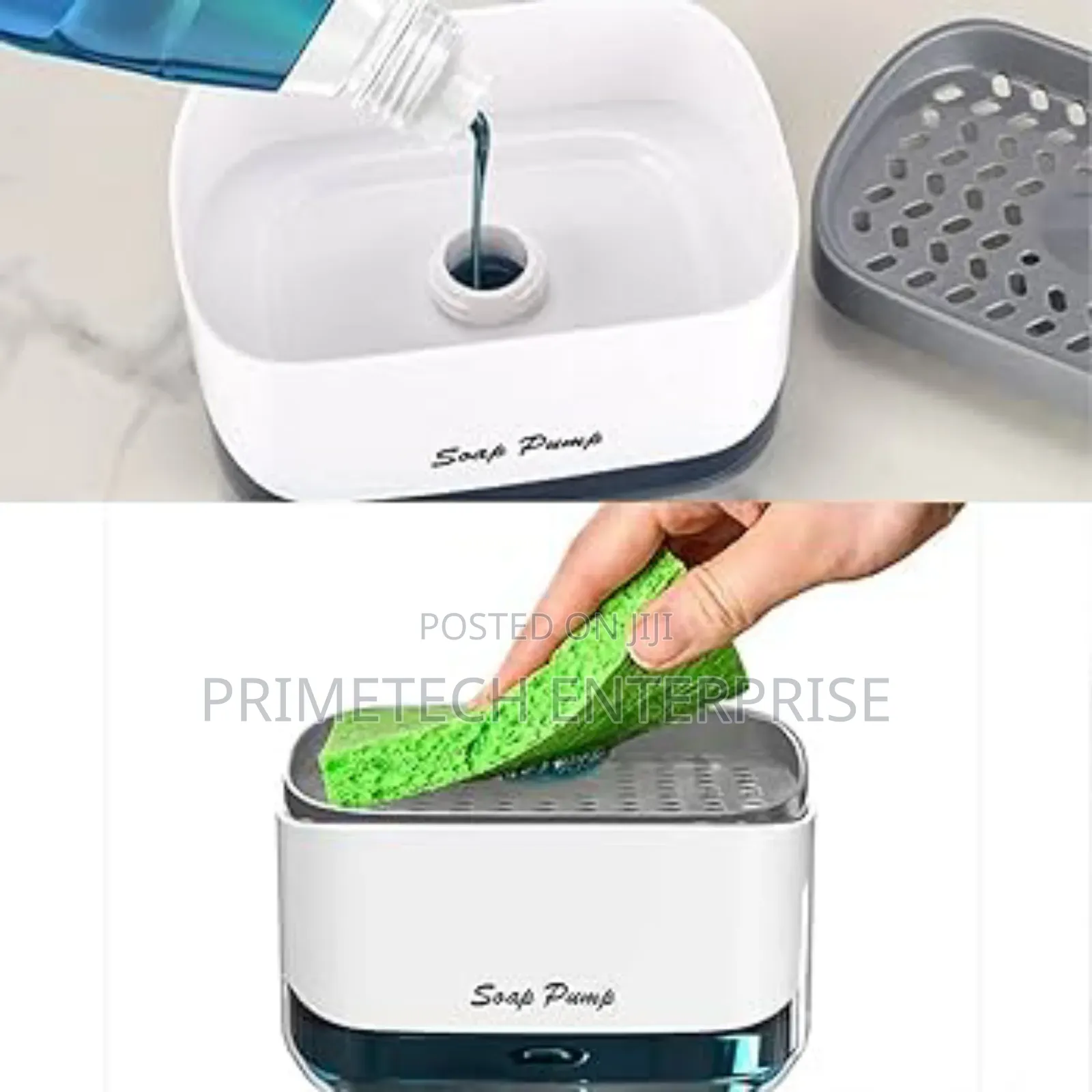 Kitchen Soap Pump and Sponge