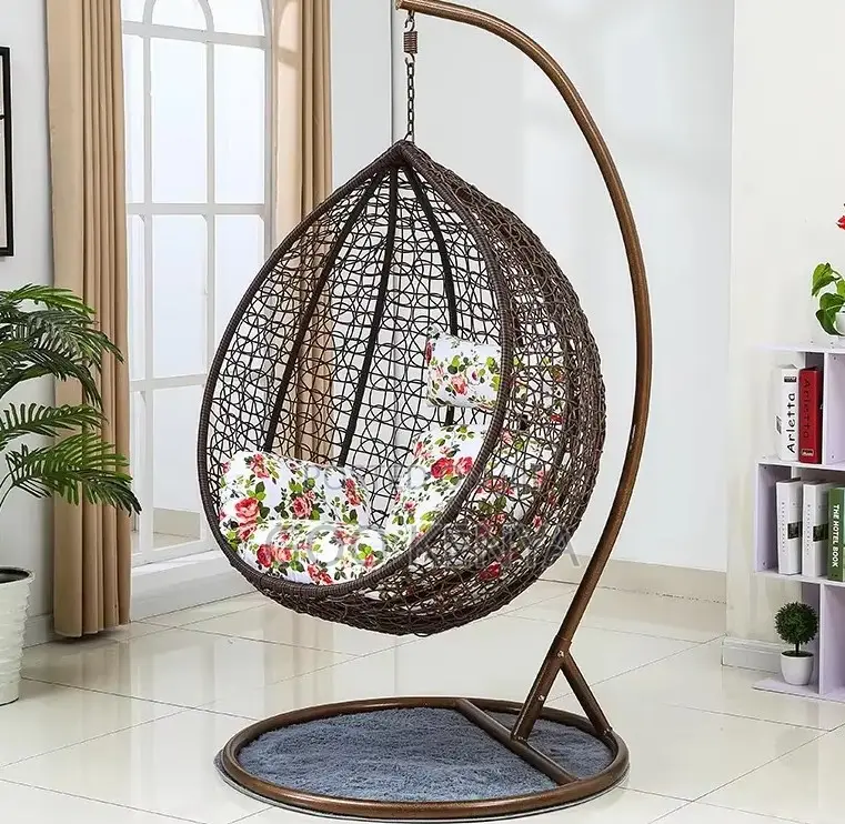 Home Chair; Modern Rattan Hanging Chair For Outdoors