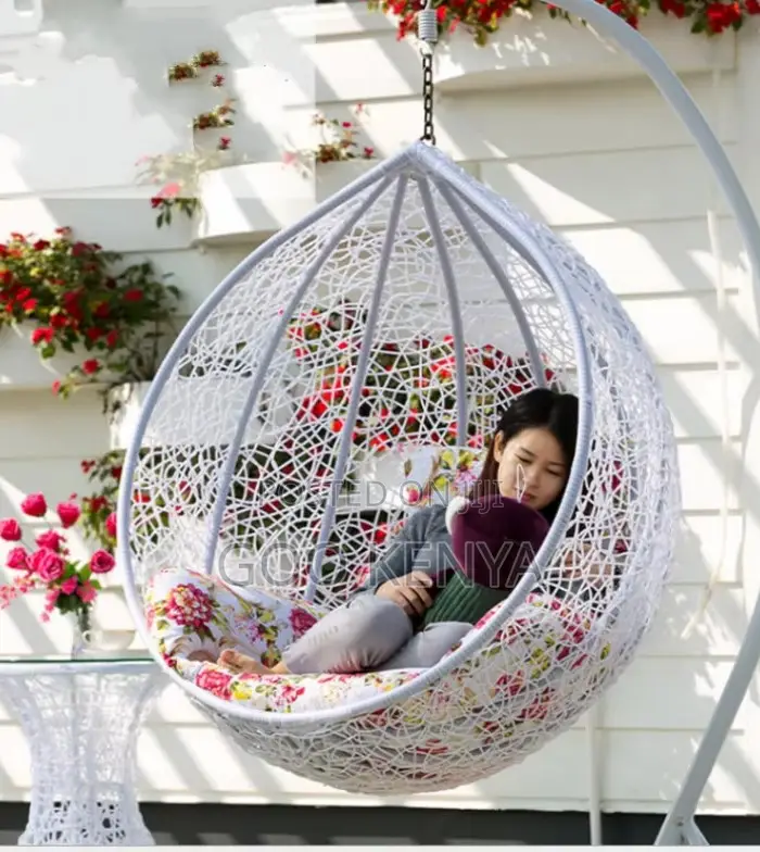Home Chair; Modern Rattan Hanging Chair For Outdoors
