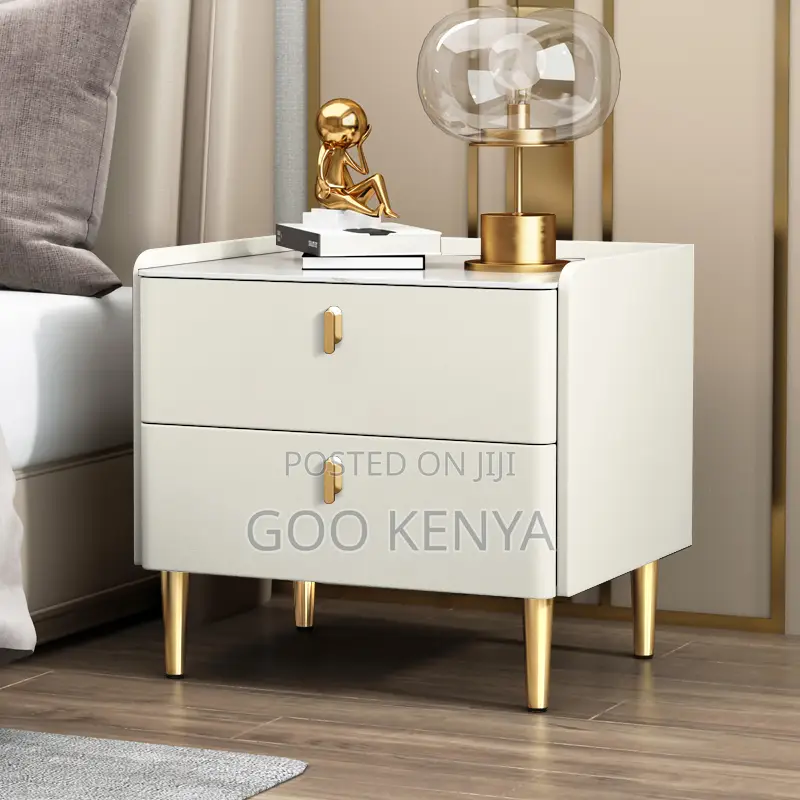 Home Cabinet; Wooden Nightstand With Storage Drawer